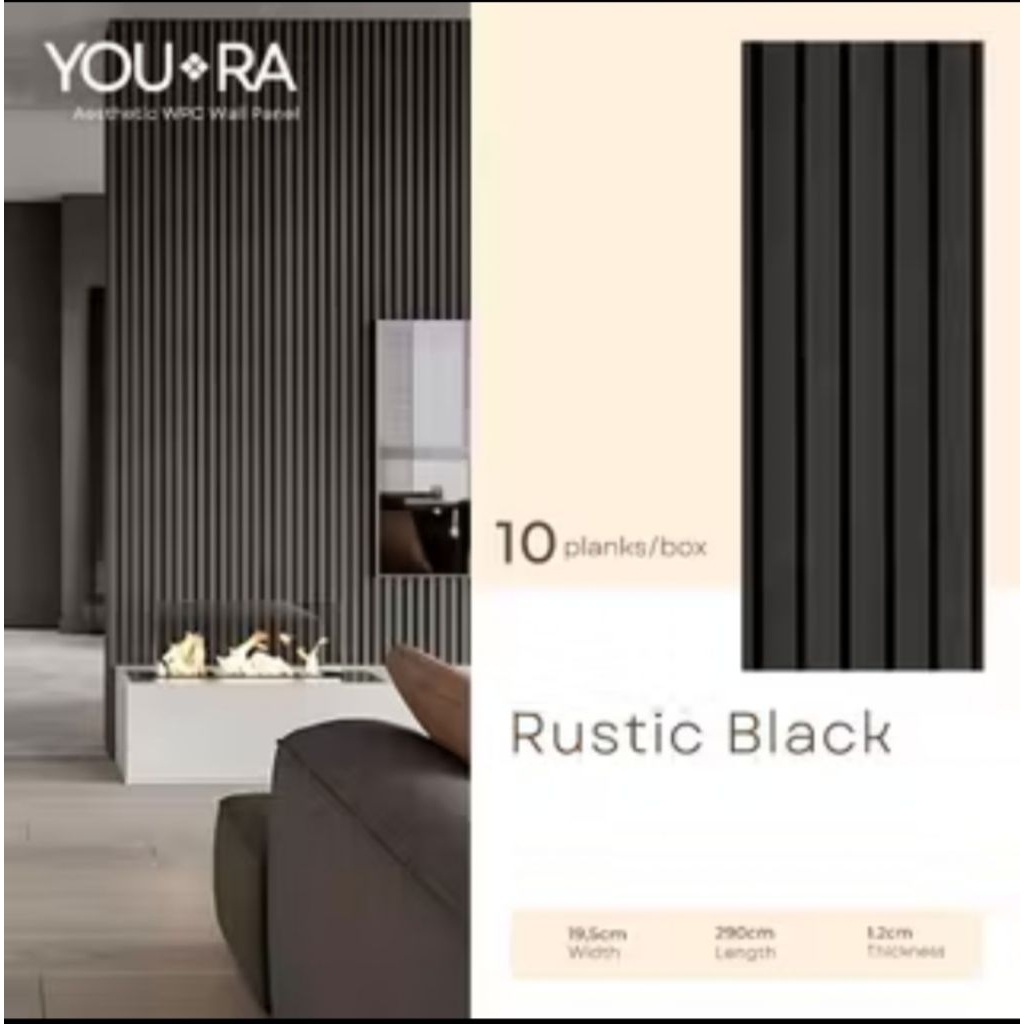 WPC INDOOR TERBARU/ WPC WALL PANEL/ WPC DECKING/ 290CM X 19.5CM X 1.2CM