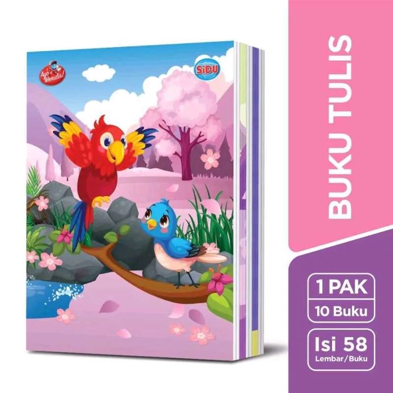 

Buku Tulis SIDU Sinar Dunia 58 Lembar 1 Pak isi 10 - Buku Tulis