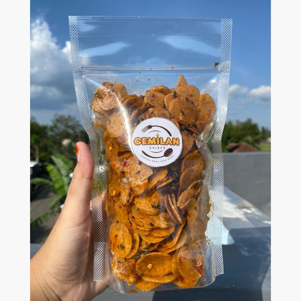 

moring cikruh 250gr moring cikruh daun jeruk Cemilan Crispy cemilan pedas moring extra pedas citruk molring