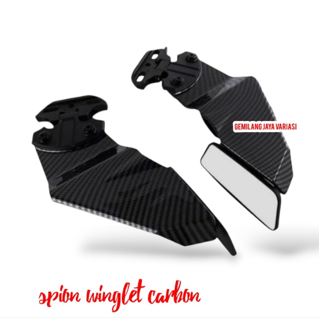 SPION WINGLET AERO H2 CARBON MOTOR NINJA R15 CBR GSX