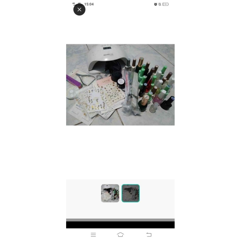preloved nail art paket lengkap