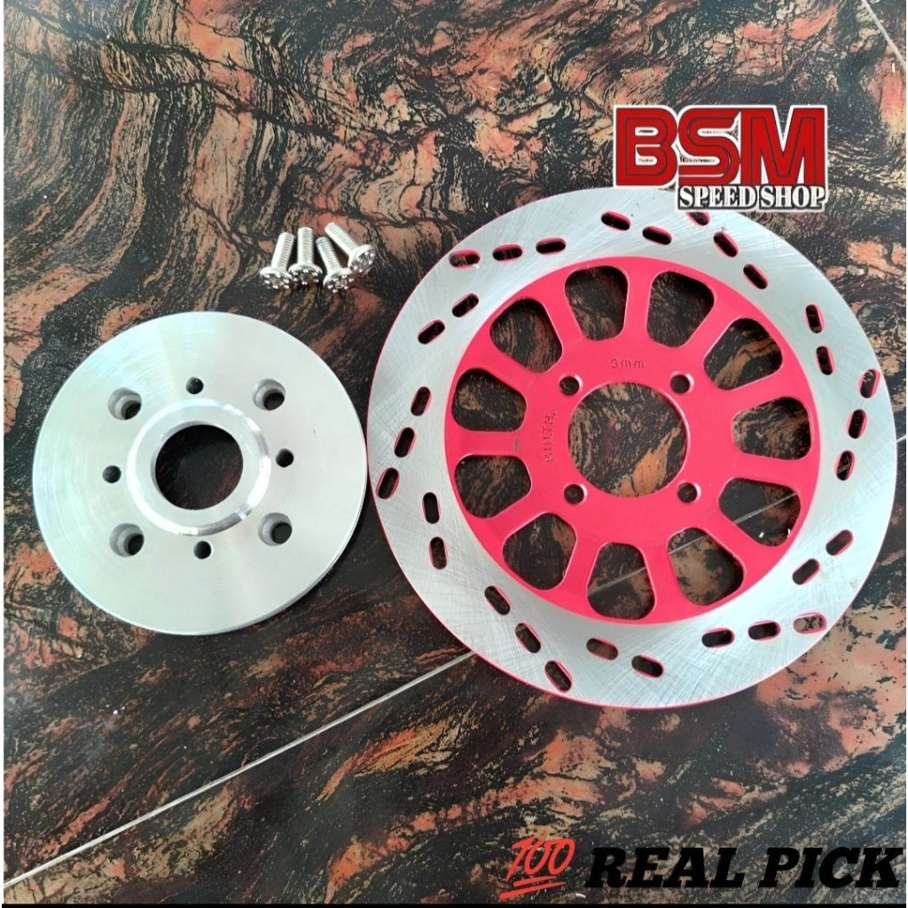 PLENDES ADAPTOR CAKRAM BELAKANG SUPRA GRAND FIZ SMASH TROMOL KECIL SET DISC CAKRAM