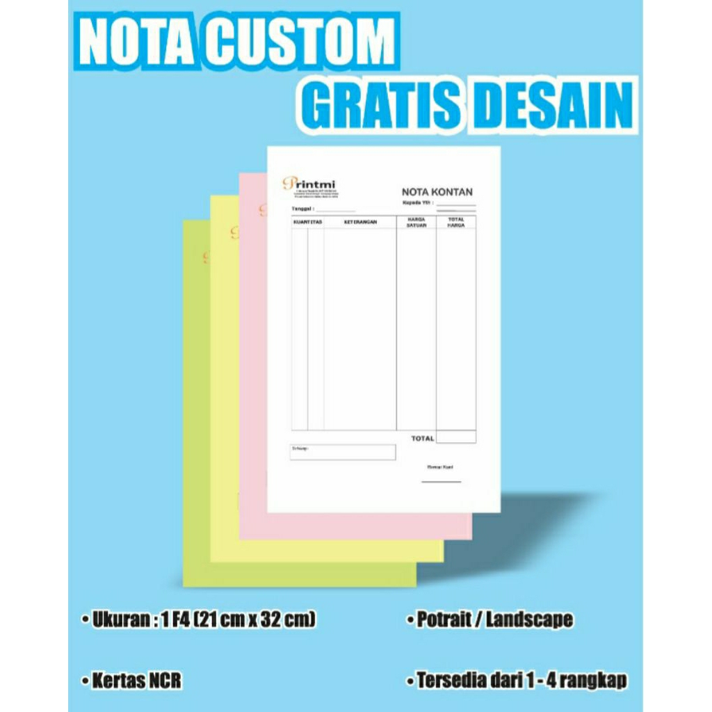

Nota CUSTOM 1 Folio FULL COLOR