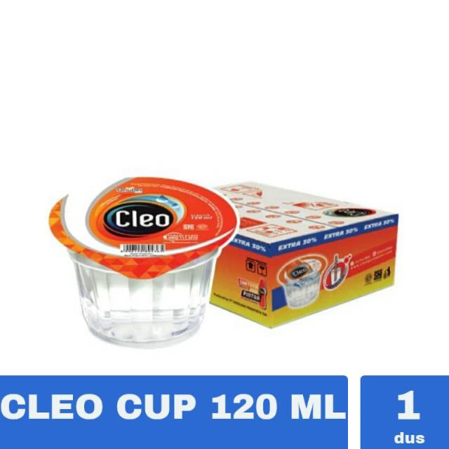 

Cleo Cup 120 ml Air Mineral Gelas DUS (isi 40 Pcs)