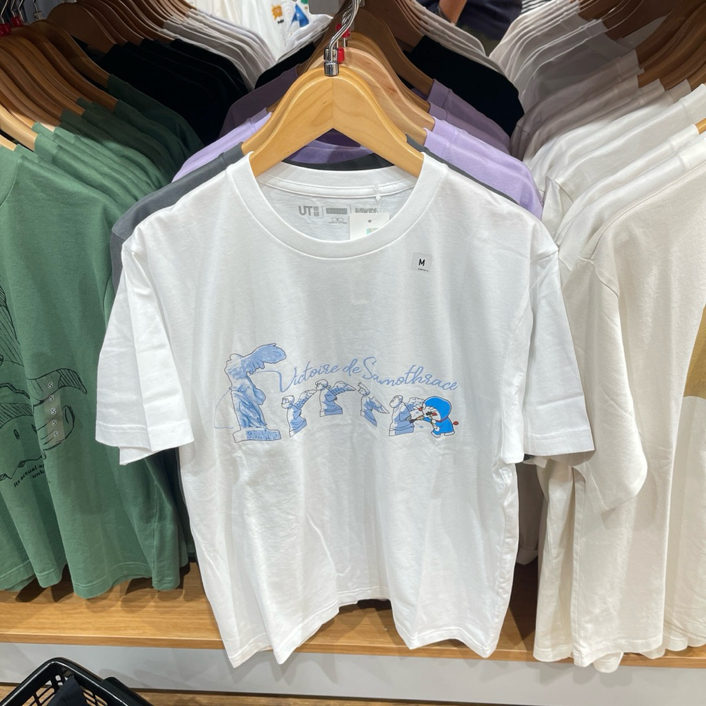 Tshirt Uniqlo DORAEMON white