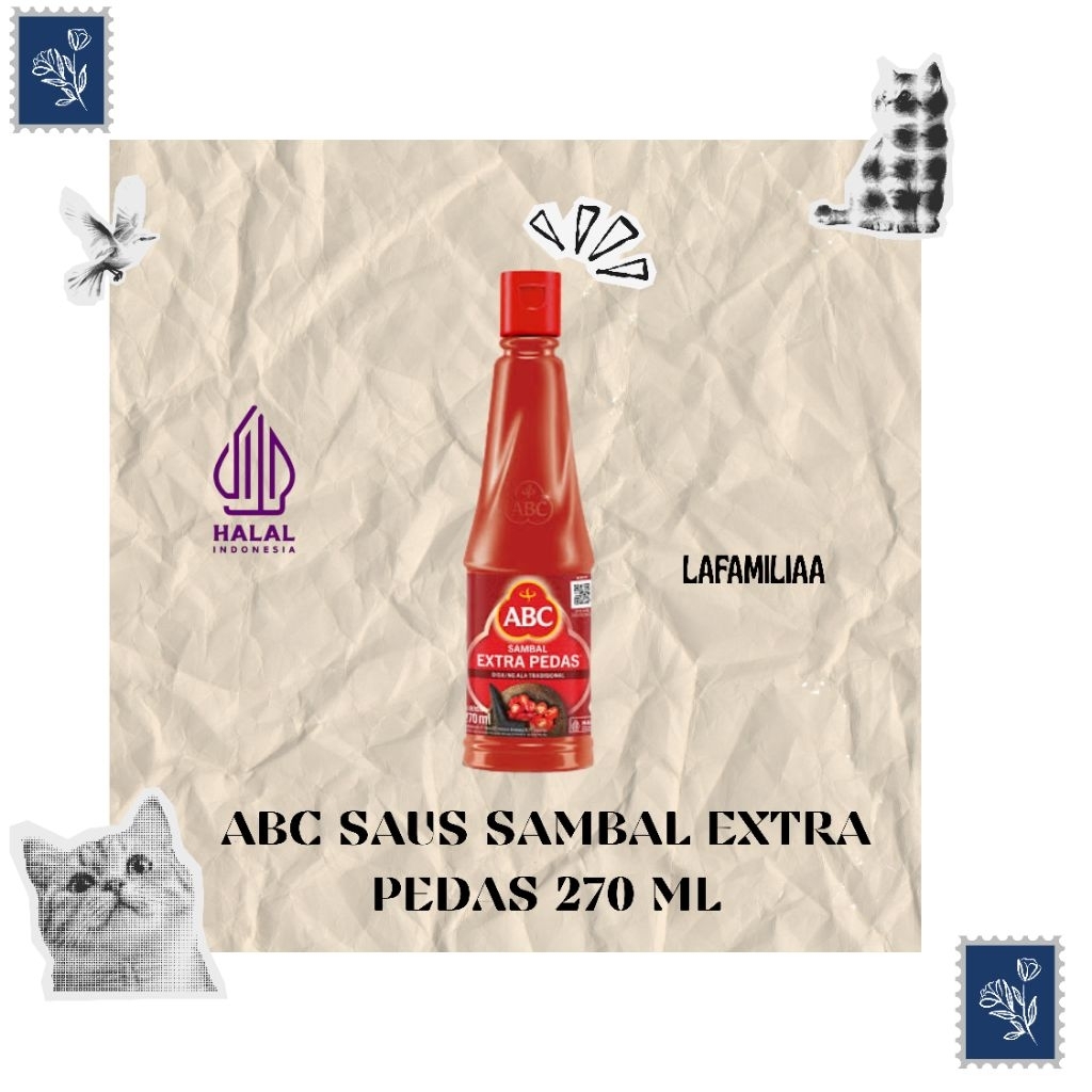 

Abc Saus Sambal Extra Pedas 270g