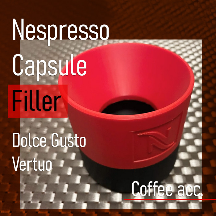 NESPRESSO Vertuo Dolce Gusto Capsule FILLER Pod Holder Stand Coffee Cup Dudukan Refill Box Kopi Rak 