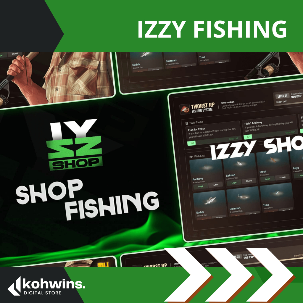 FIVEM - IZZY FISHING VIA TRANSFER ASSET