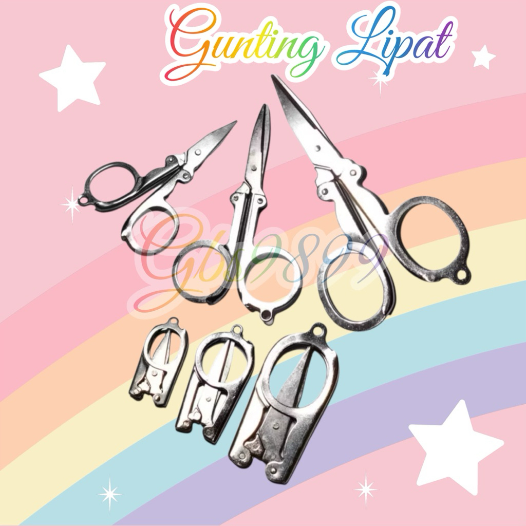 

Gunting Lipat Ukuran Kecil Sedang Besar/ Gunting Jadul Gantungan Kunci