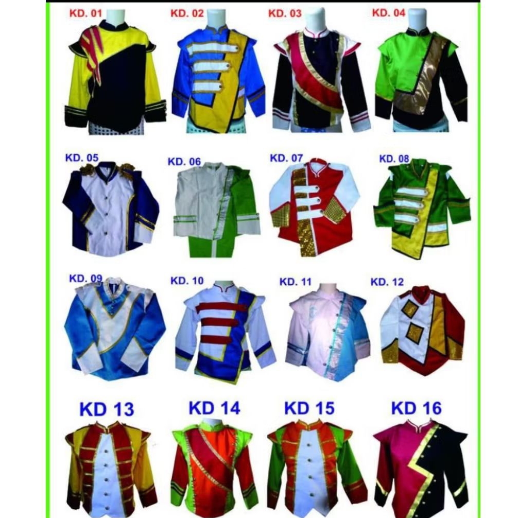 Baju Seragam pasukan  Drumband  SMP
