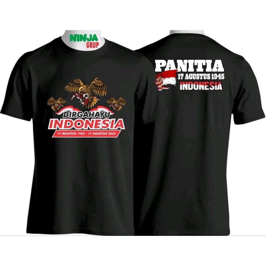 Keba Kaos Lengan Panjang Pendek Cowok Edisi 2025 Kaos Tujuh Belasan Baju Delapan Puluh Couple Bapak 