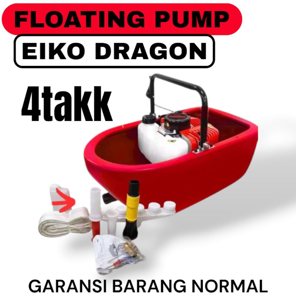 FLOATING PUMP DRAGON 4TAKK , FLOATING PUMP ALAT KOCOR BAWANG, ALAT SIRAM PERTANIAN