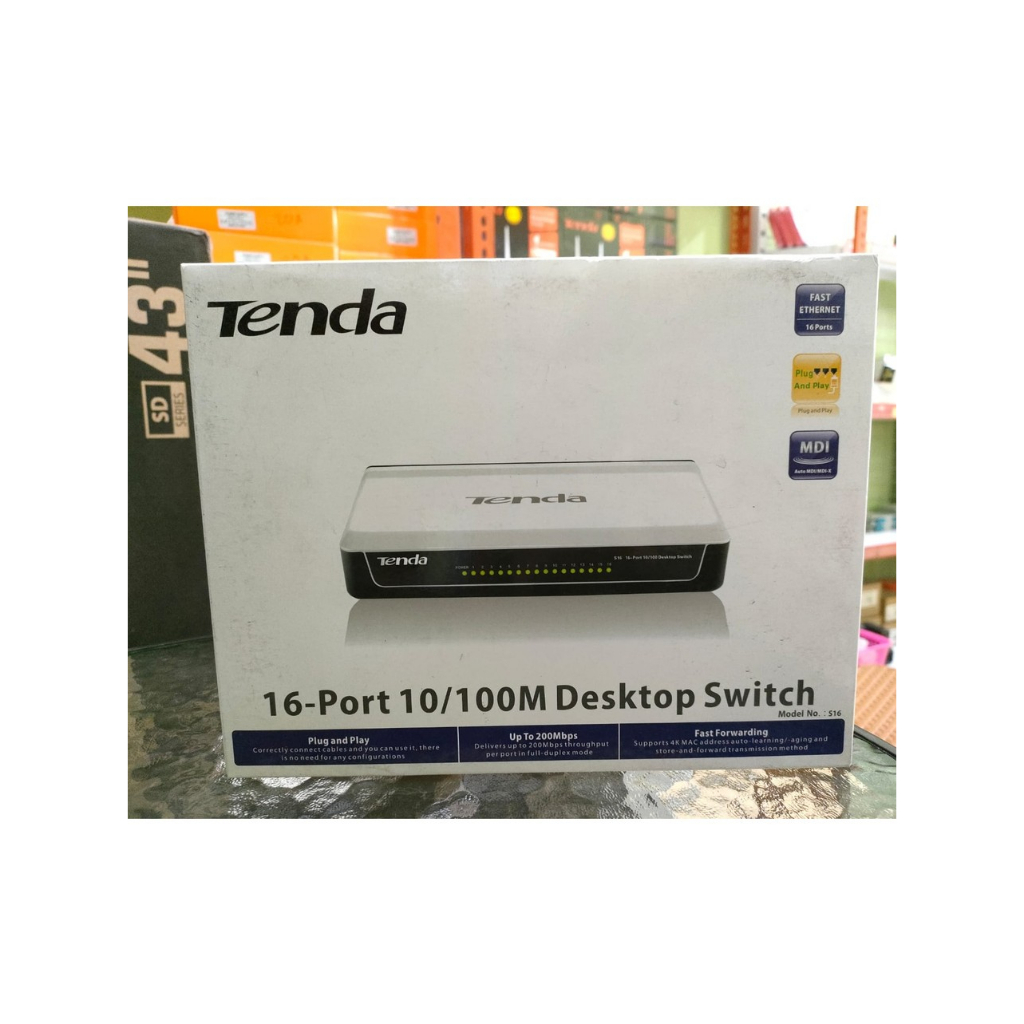TENDA S16 SWITCH 16 PORT