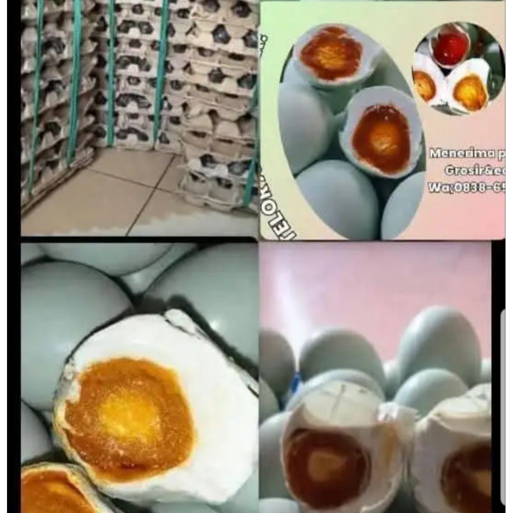 

Telur asin masir premium Ori brebes Ecaran Halal