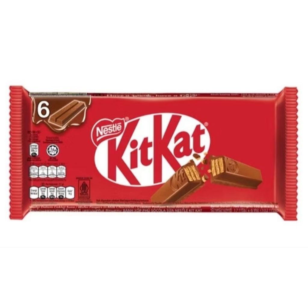 

Nestle KitKat Chocolate 2 Fingers 6 x 17 gram