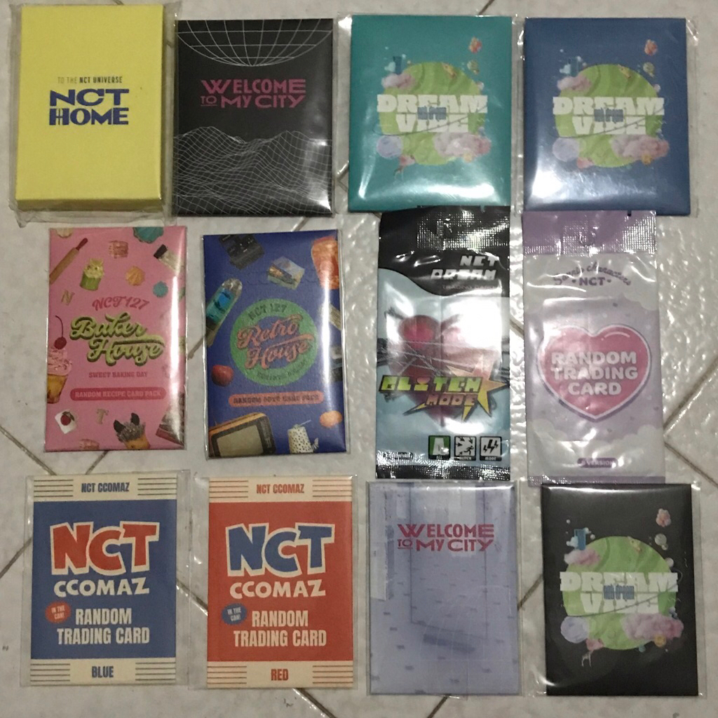 [READY STOCK] TRADING CARD FORTUNE SCRATCH POLAROID SET SEALED NCT TC CCOMAZ HOME GLITCH MODE DREAM