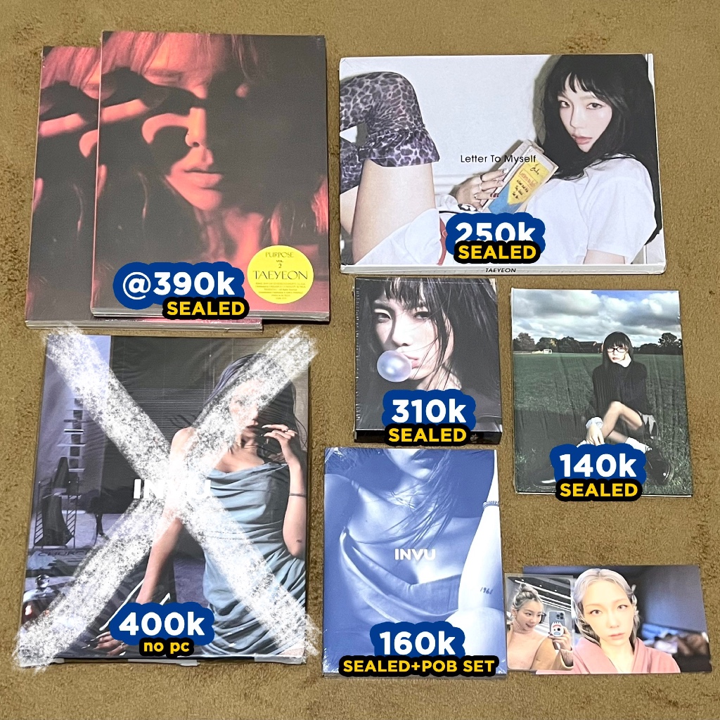 Taeyeon SNSD Girls Generation Album  Photocard Korea SEALED