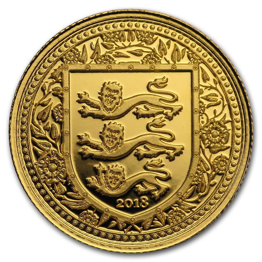 Koin Emas Scottsdale Mint 2018 Royal Arms of England 1/5 oz