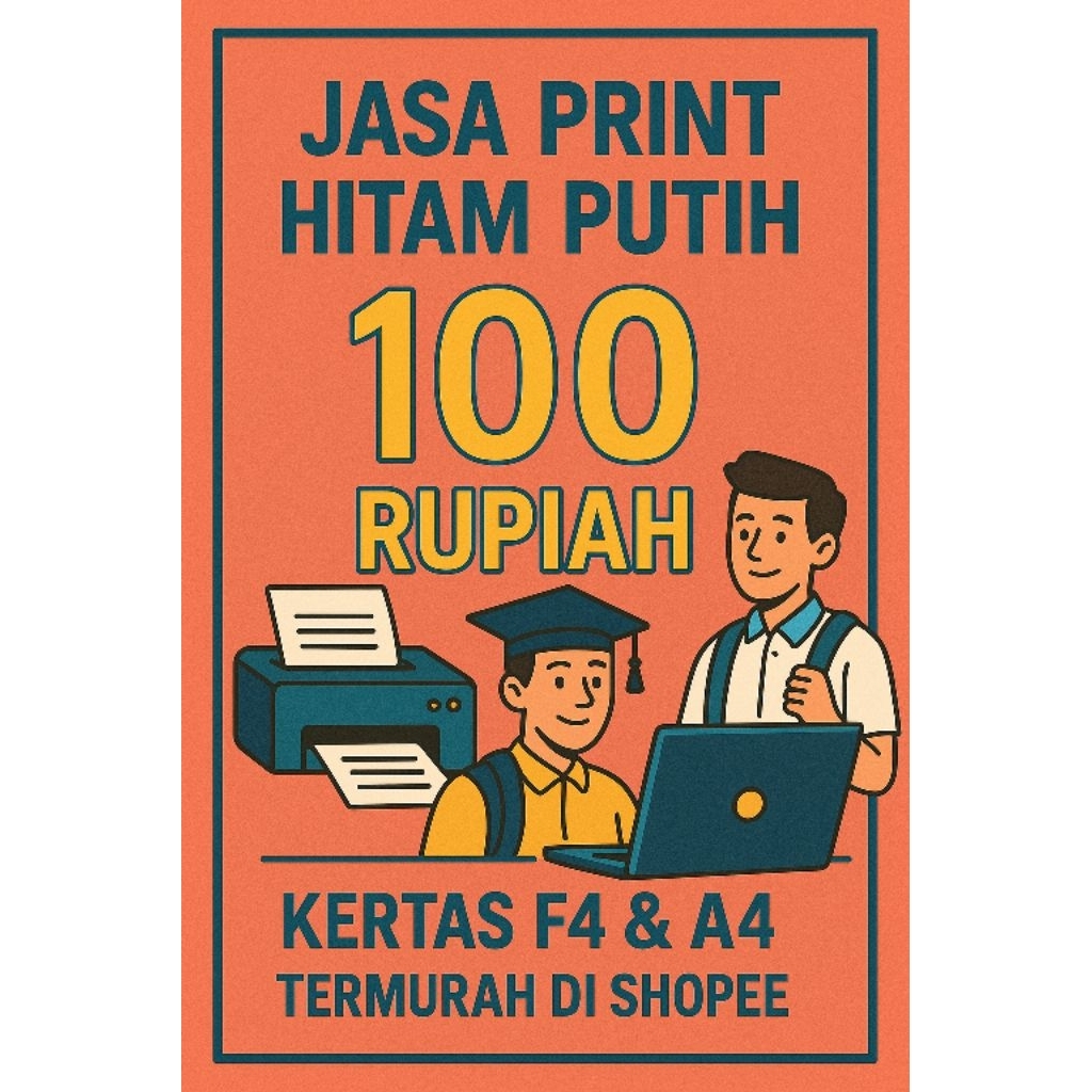 

Jasa Print Hitam Putih Cepat Murah Print Dokumen (warna chat aja)