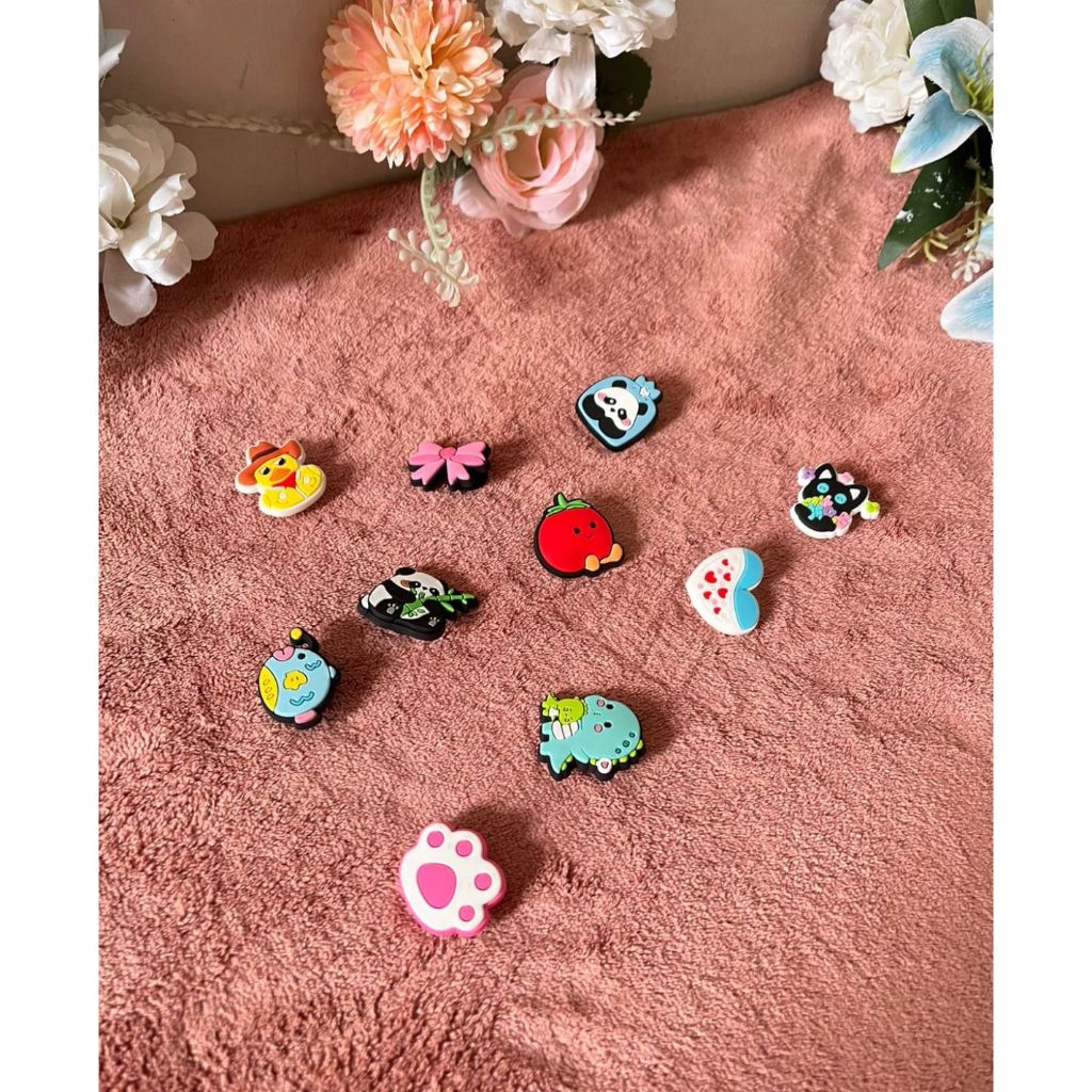 Jibbitz Aksesoris Gesper Sandal Sepatu Dekorasi Sandal Aksesoris Dekoratif Lucu Gesper Dapat Dilepas