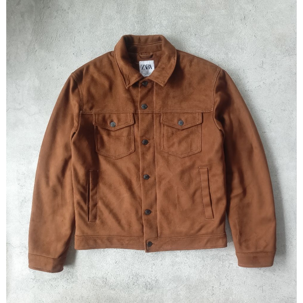 Jacket suede Zara man