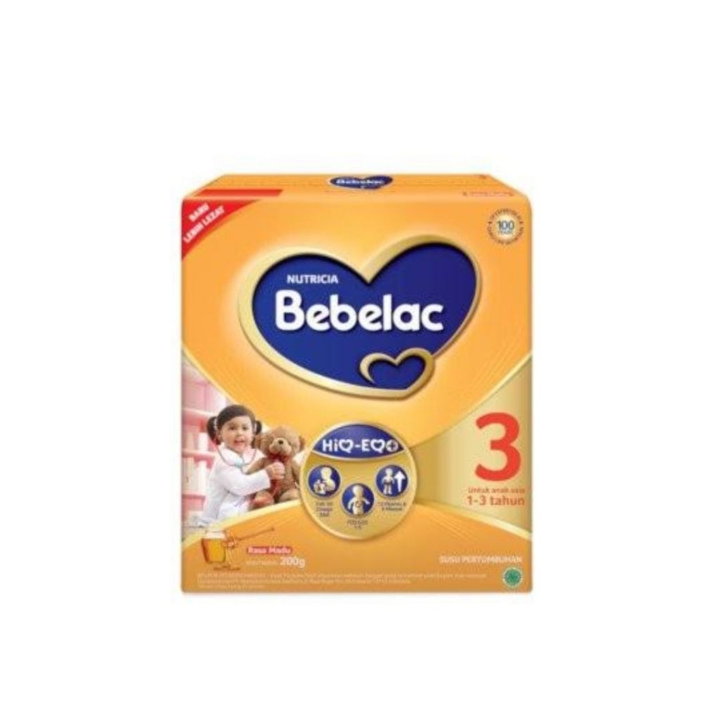 BEBELAC 3 RASA MADU DAN VANILA 200gr