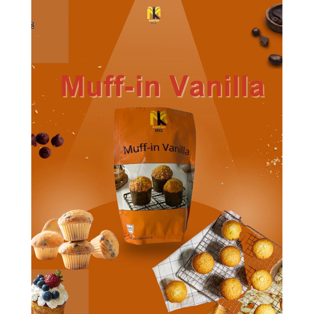 

kaffah muffin vanilla anti melempem, anti gagal, pasti jadi dan enak