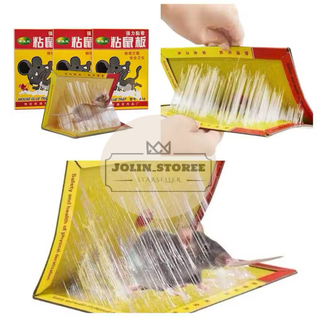 Lem Tikus Perangkap Tikus Lem Buku Kecoa Perangkap Kecoa Lem Jebakan Tikus Super Lengket