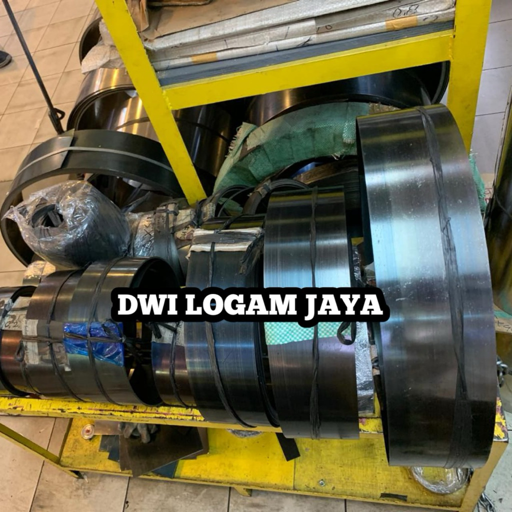 plat strip baja SK5 0.5 mm x 16 mm x 100 meter