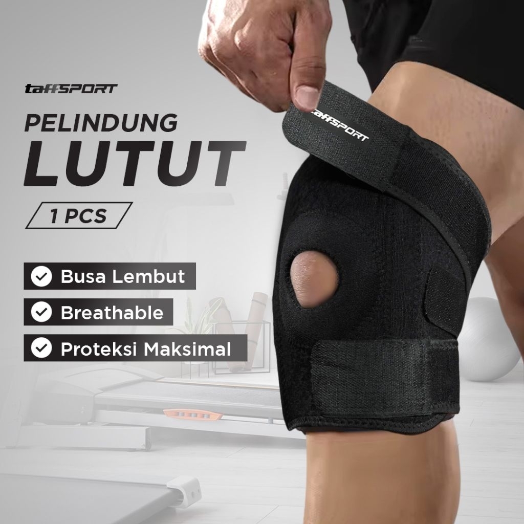 Penyangga Lutut - Deker Lutut - Pelindung lutut - kneepad - sepeda - volly