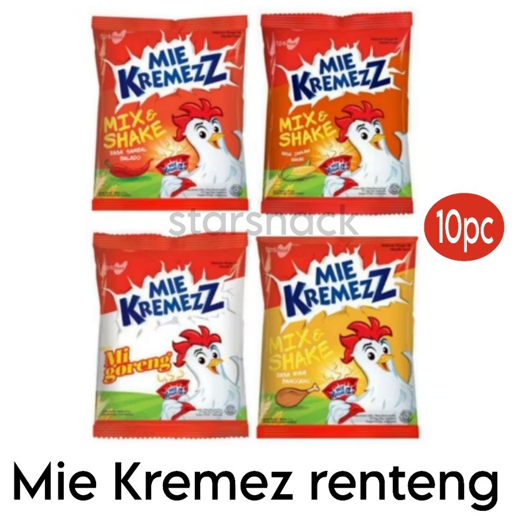 

Mie Kremez ayam balado jagung Renteng isi 10pc
