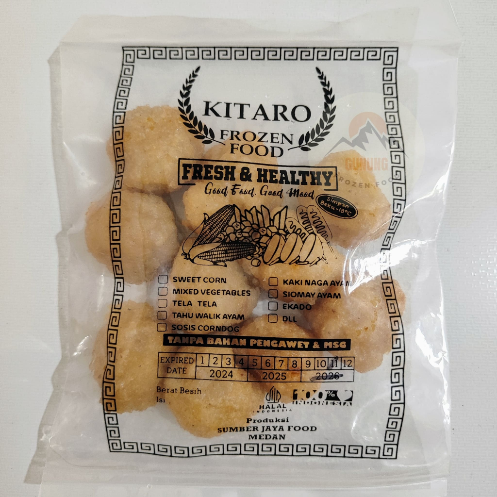

Kitaro Bakso Ayam Goreng, isi 10