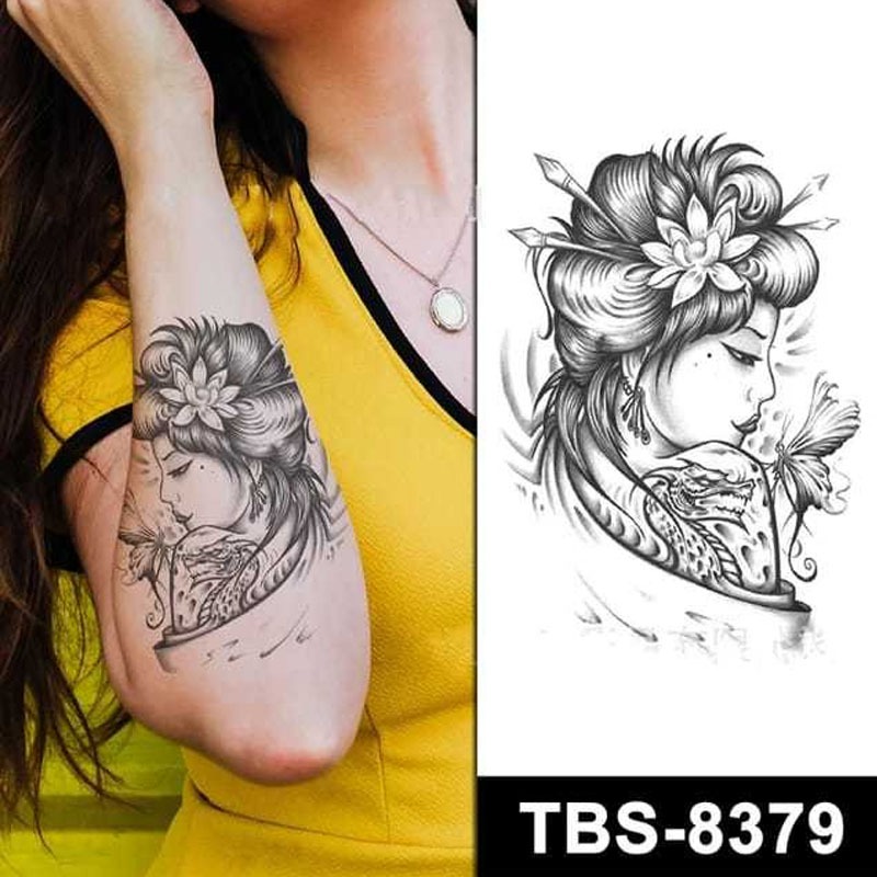 ZARIL77-Tattoo Temporer TBS 8379 temporary terbaru anti air terbaru Dada Punggung