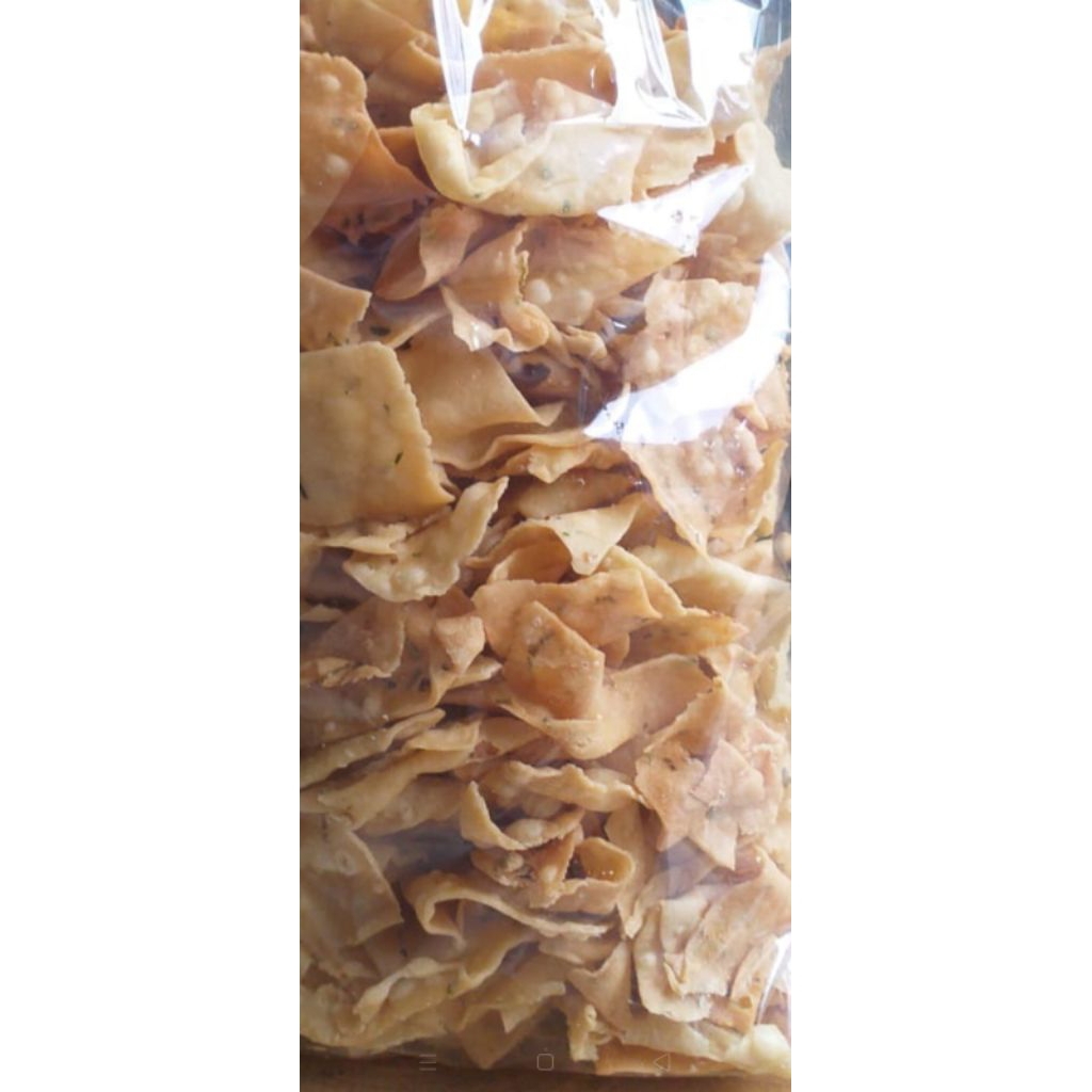 

Keripik Bawang/ Keripik pangsit / Keripik Gurih