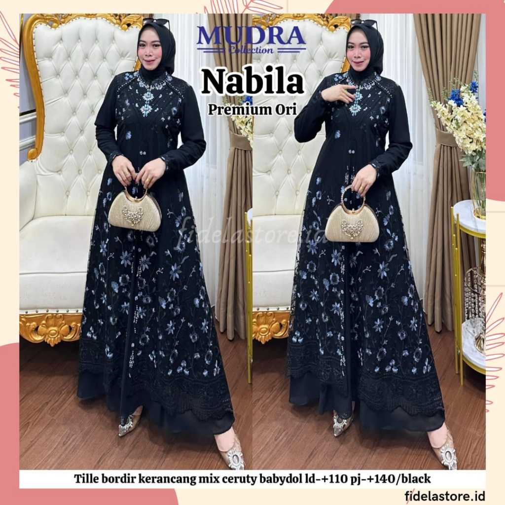 Mudra Hijab | Gamis Terbaru | Gamis Wanita | Gamis Pesta | Dress Kondangan | Gamis syari | Midi Dres