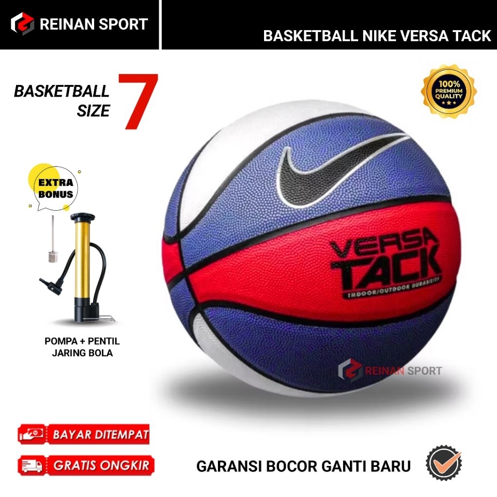BOLA BASKET NIKE VERSA TACK ORIGINAL IMPOR SIZE 7 BASKETBALL PREMIUM