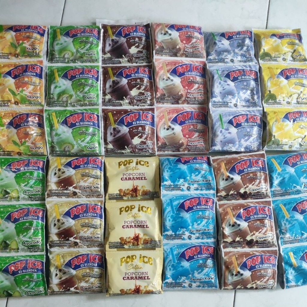 

Pop ice / Es Blender / All variant rasa / 1 renceng renteng