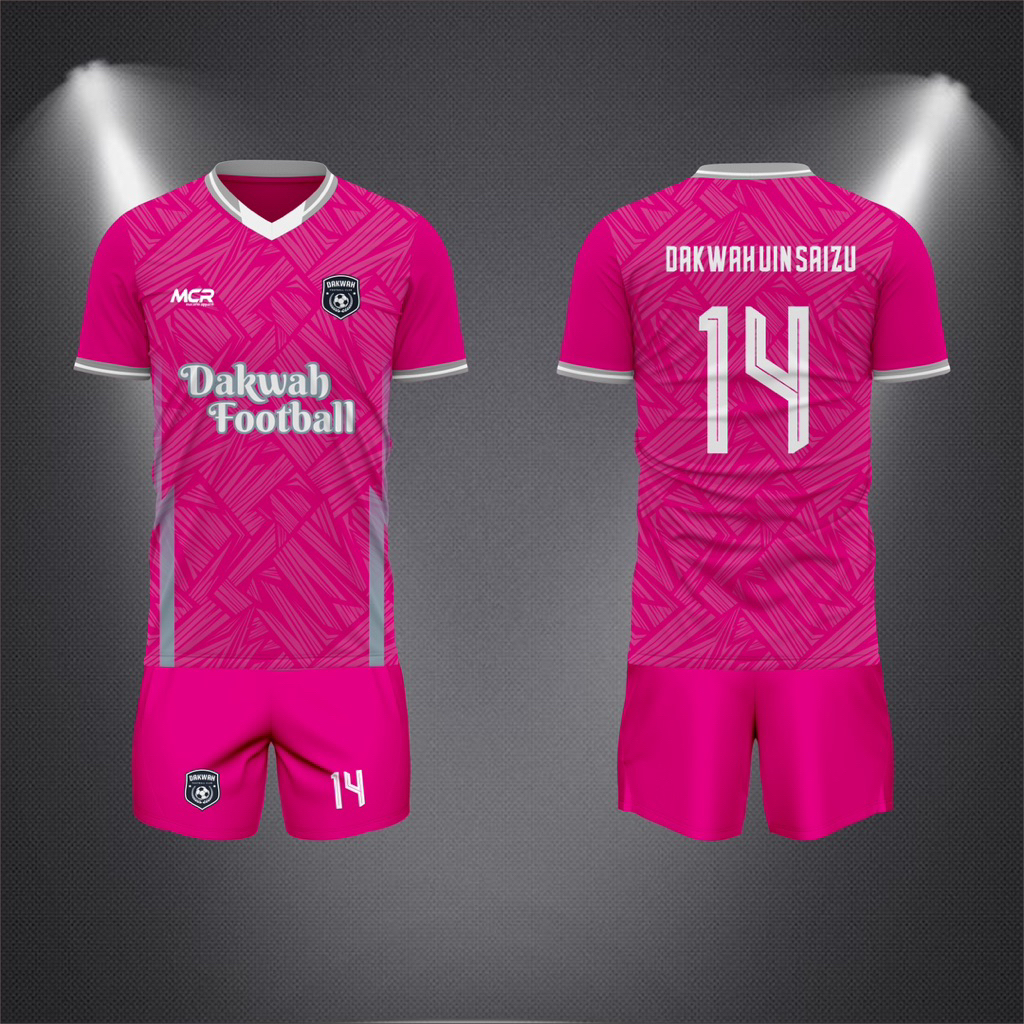 JERSEY FULL PRINTING PINK / JERSEY SEPAK BOLA / JERSEY FUTSAL / JERSEY CUSTOM