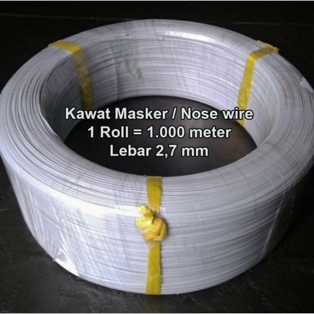 Kabel kawat masker Nose wire 1000 meter