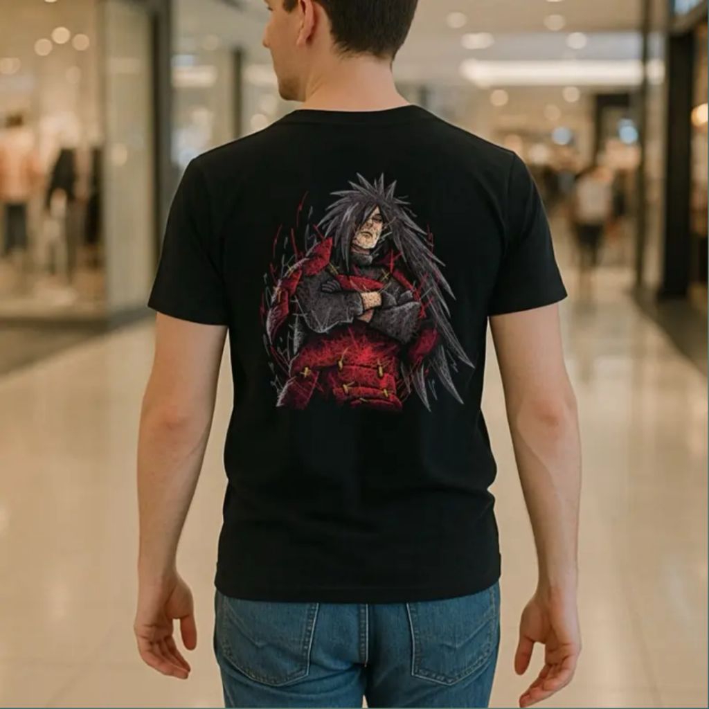 Kaos Madara uchiha Baju T-shirt Uchiha Madara Combed 24s Unisex Premium
