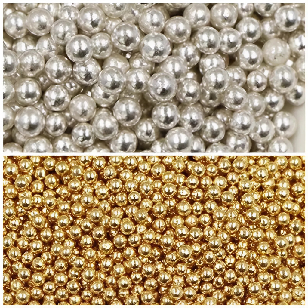 Sprinkles sprinkle sprinkel 50 gram mutiara / Sprinkles trimit Warna warni / gold / silver springkel