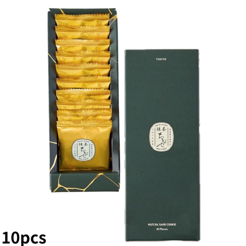 

READY STOCK SIAP KIRIM TOKYO MILK CHEESE MATCHA CHITOSE MATCHA COOKIE SAND JAPAN