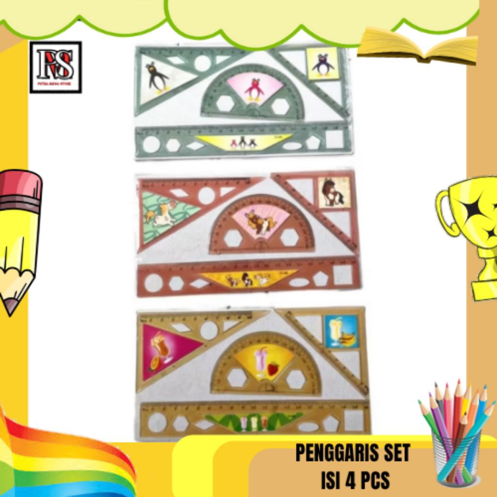 

PUTRA MEGA STORE (1 PCS=1 SET) Penggaris Set/ Penggaris 1 Set/ Penggaris dan Busur/ Garisan Murah/ Garisan Set PG0001
