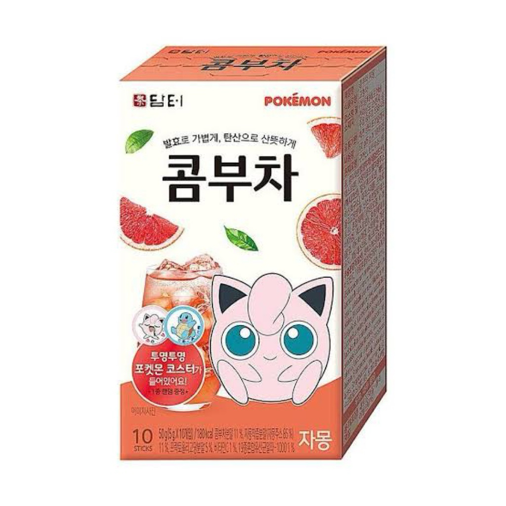 

Kombucha Pokemon Slimming Tea 10s (Grapefruit)