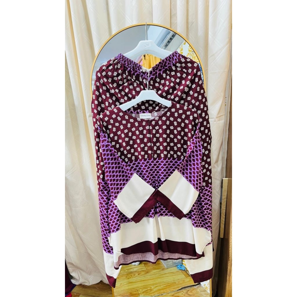 One Set/Rayon Premium/Piyama Wanita