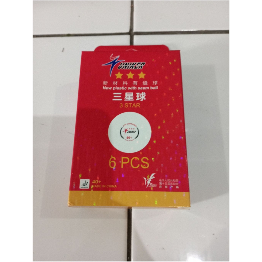 Bola pingpong UNIKER bintang 3 Murah