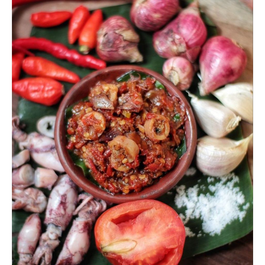 

Sambal Cumi Asin Njonja Nonie 200 gram