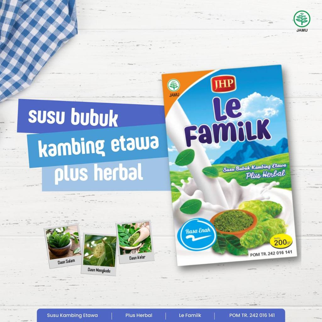 

LE FAMILK Susu Kambing Etawa Plus Herbal