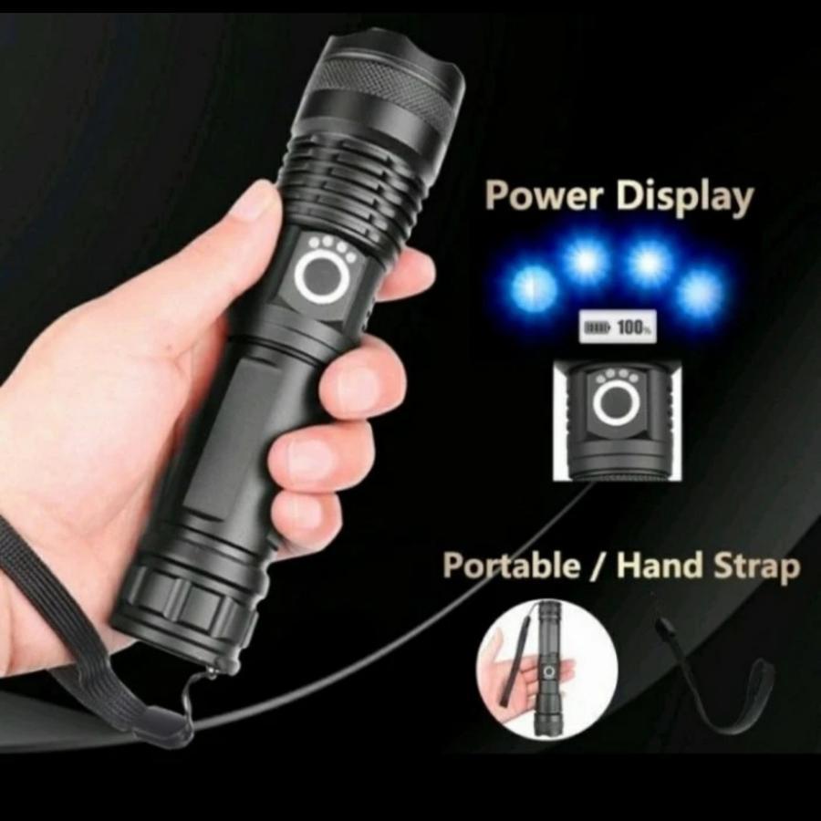 Senter LED SWAT MX-P50 /MX P50 MAXPOWER SUPER TERANG & FULL BESI