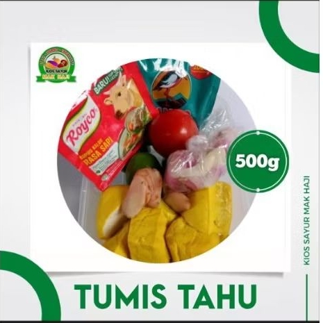 

Paket tumis tahu cabe gendot 1 pcs